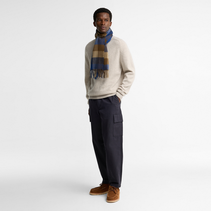 Lambswool Tattersall Scarf