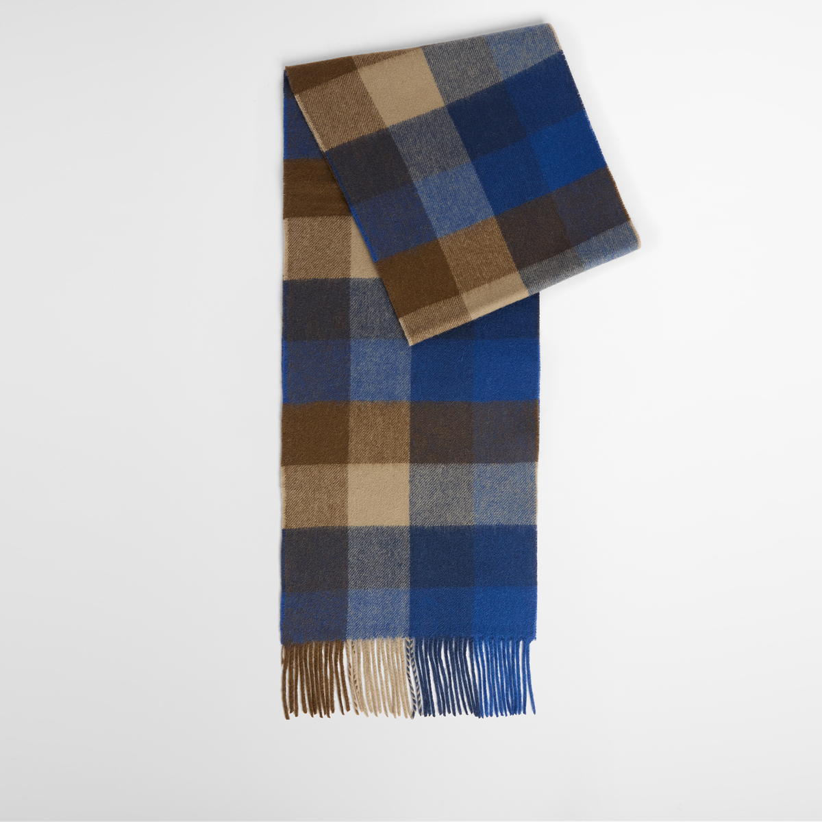 Lambswool Tattersall Scarf