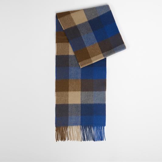 Lambswool Tattersall Scarf