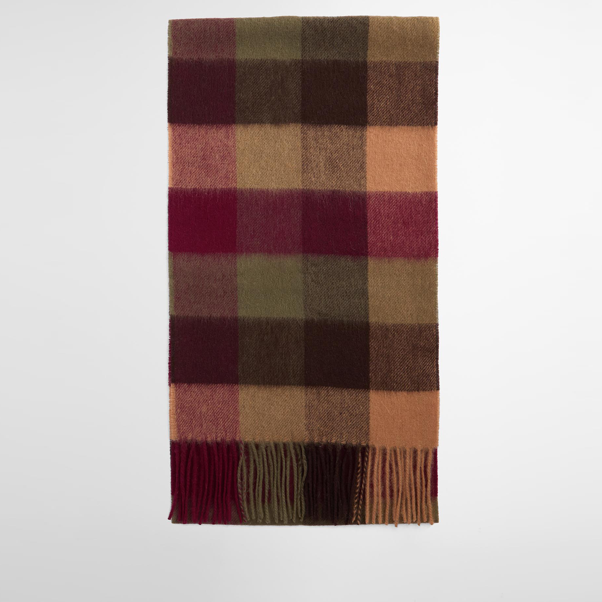 Lambswool Tattersall Scarf