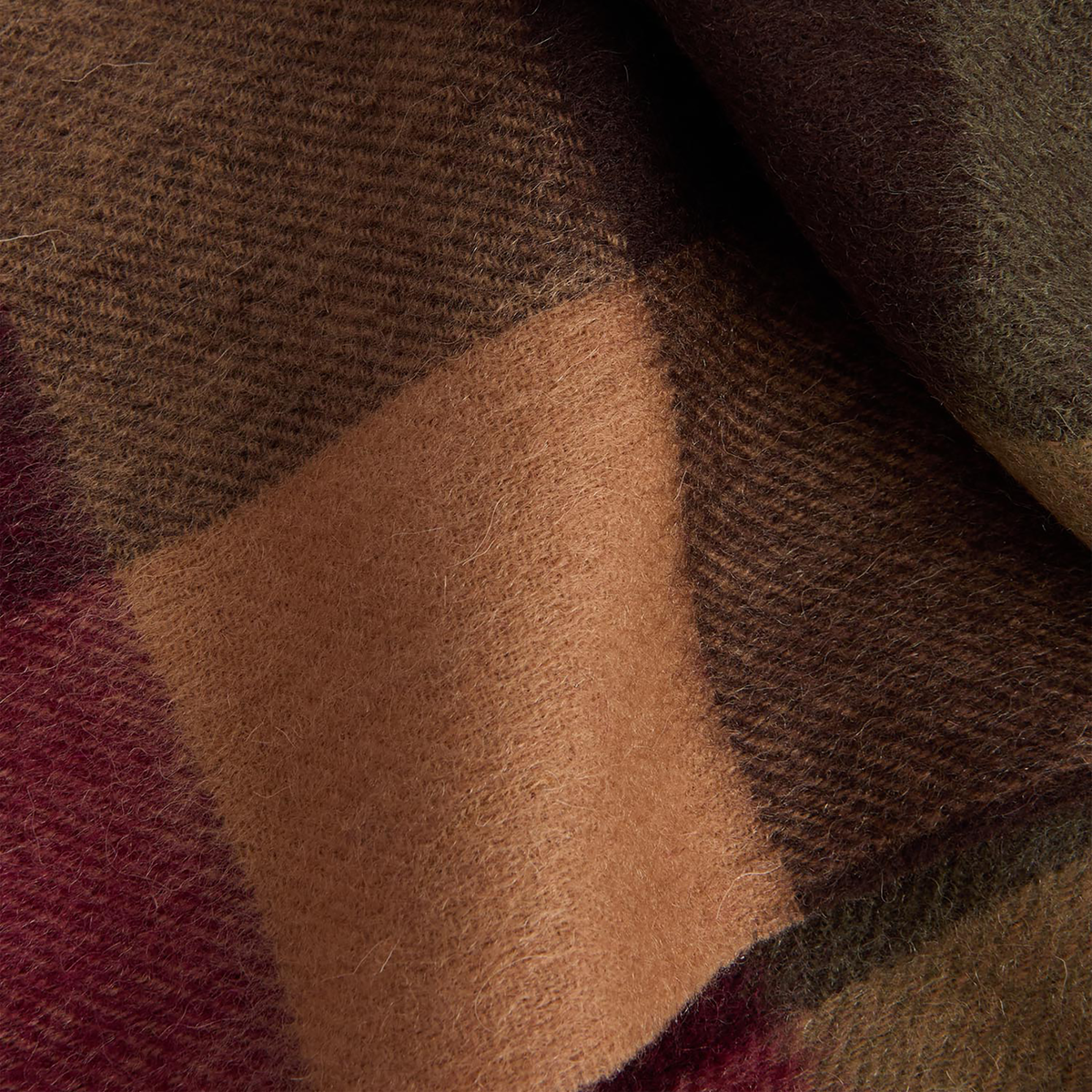 Lambswool Tattersall Scarf