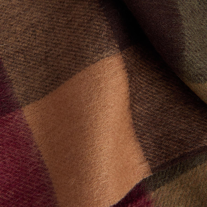 Lambswool Tattersall Scarf
