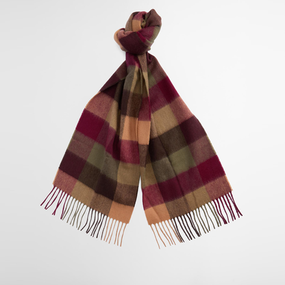 Lambswool Tattersall Scarf