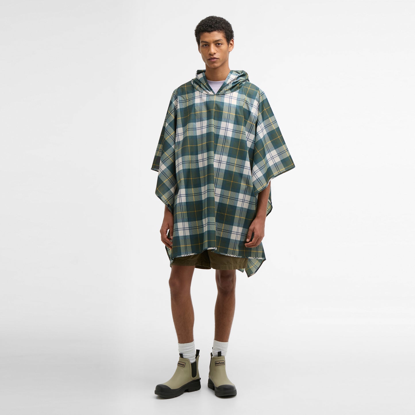 Tartan Showerproof Poncho