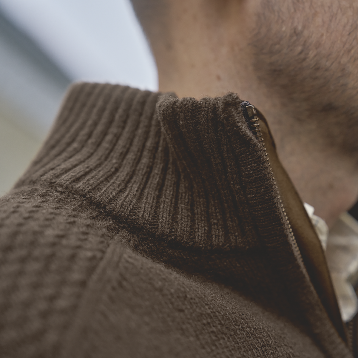 Vincent Merino Half Zip Pullover