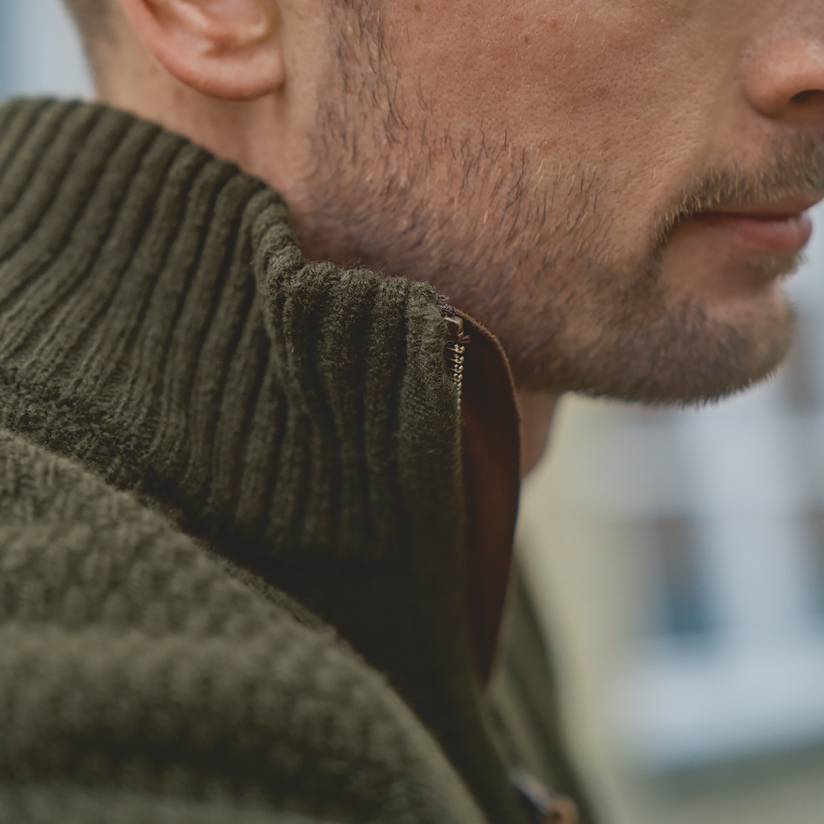 Vincent Merino Half Zip Pullover
