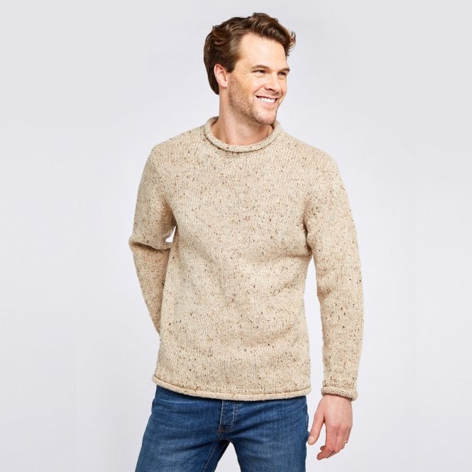 Dubarry Men's Killeshin Fisherman Crew Neck Sweater